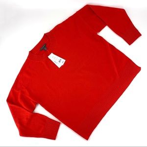 French Connection NWT Mars Red Babysoft Miri Knits Drop Shoulder Sweater, 1X